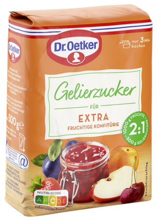 Picture - Dr. Oetker Gelierzucker Extra 2:1 (1/2 Pck.)