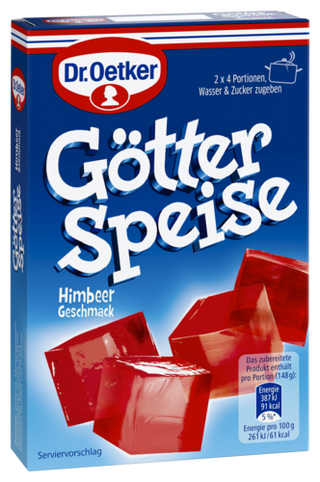 Picture - Dr. Oetker Götterspeise Himbeer-Geschmack