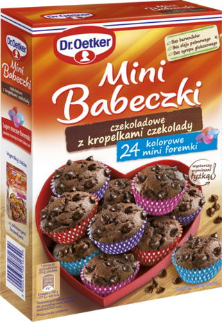 Picture - Mini Babeczek czekoladowych z kropelkami czekolady