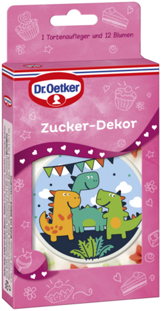 Picture - Dr. Oetker Zucker Dekor Schild Dinos