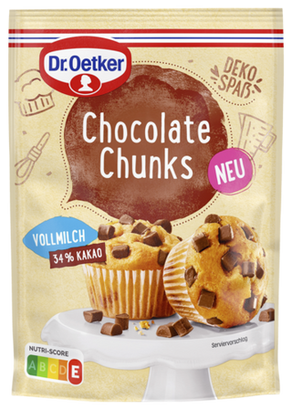 Picture - Dr. Oetker Chocolate Chunks Vollmilch
