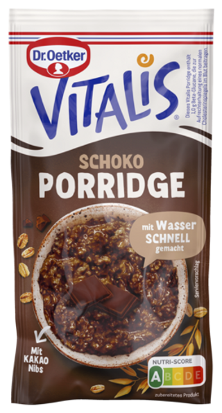 Picture - Dr. Oetker Vitalis Porridge Schokolade