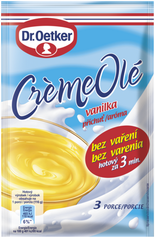 Picture - Crème Olé vanilka příchuť Dr. Oetker