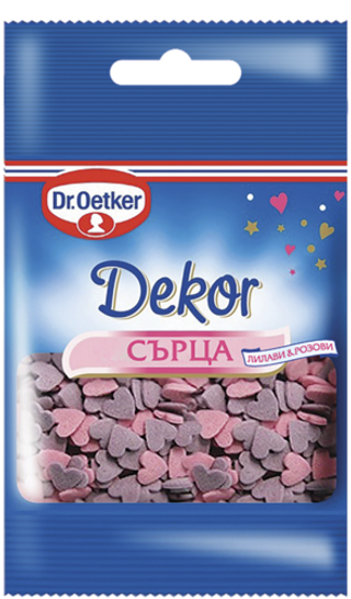 Picture - захарни сърца Dr.Oetker (или кристална захар)