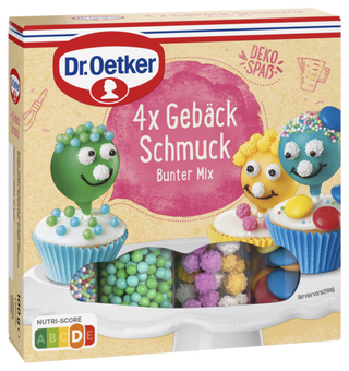 Picture - Dr. Oetker Gebäckschmuck kleine Zuckerperlen