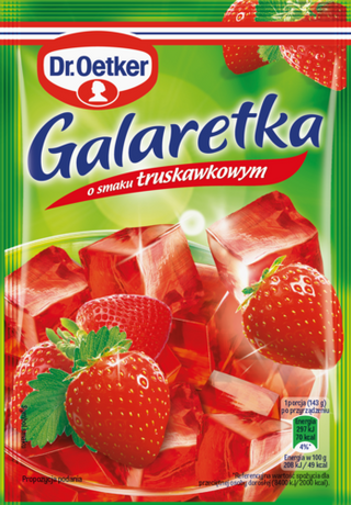 Picture - Galaretki o smaku truskawkowym Dr. Oetkera