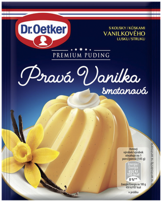 Picture - Premium Puding Pravá Vanilka smetanová Dr. Oetker