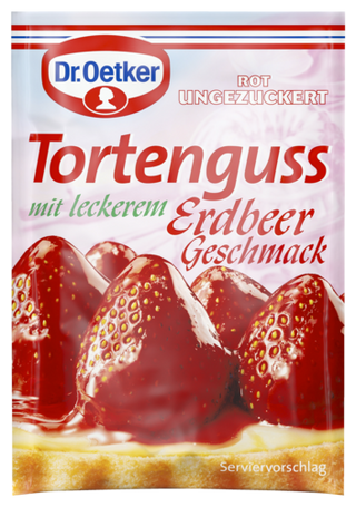 Picture - Dr. Oetker Tortenguss mit Erdbeer-Geschmack