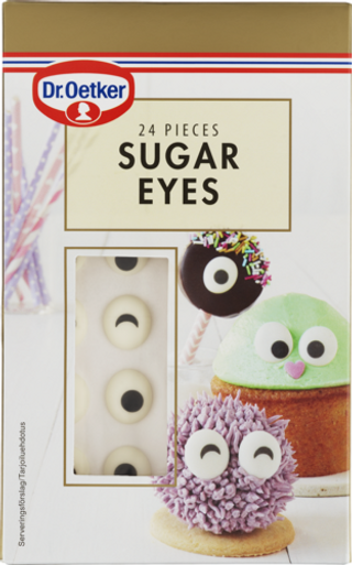 Picture - Dr. Oetker Sugar Eyes -koristekuvioita (16 silmäparia)