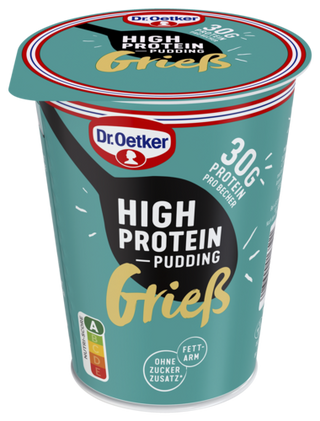 Picture - Dr. Oetker High Protein Pudding Grieß (400 g)