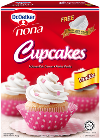 Picture - Dr. Oetker Nona Cupcakes Vanilla Paper Cups