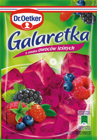 Picture - Galaretki o smaku owoców leśnych Dr. Oetkera