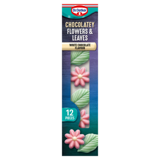 Picture - Dr. Oetker Chocolatey Flowers and Leaves