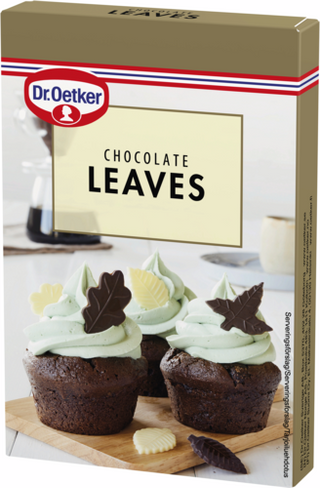 Picture - Dr. Oetker Chocolate Leaves -suklaakuvioita