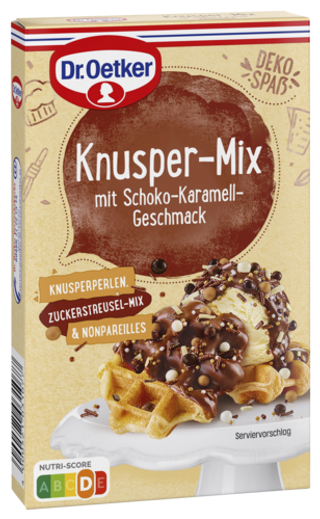 Picture - Dr. Oetker Knusper Mix mit Schoko-Karamell-Geschmack
