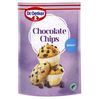 Picture - Dr. Oetker Chocolate Chips of vegan chcolade
