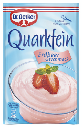 Picture - Dr. Oetker Quarkfein Erdbeer-Geschmack