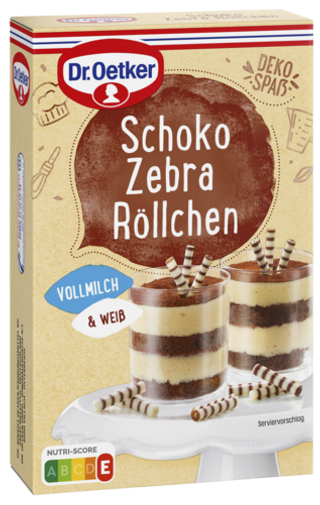 Picture - Dr. Oetker Schoko Zebra Röllchen