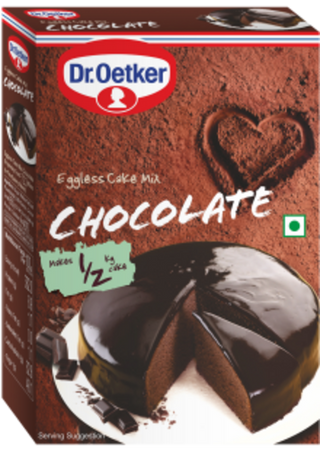 Picture - Dr. Oetker Eggless Cake Mix Chocolate