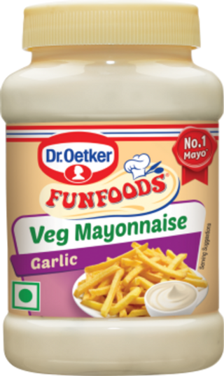 Picture - Dr. Oetker FunFoods Veg Mayonnaise Garlic