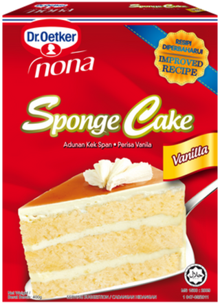 Picture - Dr. Oetker Nona Sponge Cake Vanilla (1/4 box)