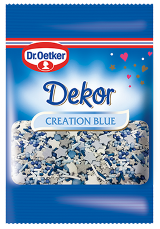 Picture - Dr. Oetker Mini dekor Creation blue