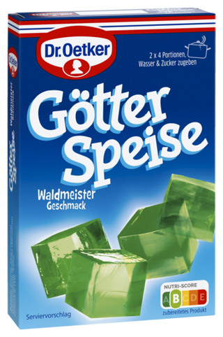 Picture - Dr. Oetker Götterspeise Waldmeister-Geschmack