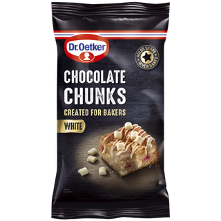 Picture - Dr. Oetker White Chocolate Chunks (or 100g White Chocolate Chips)