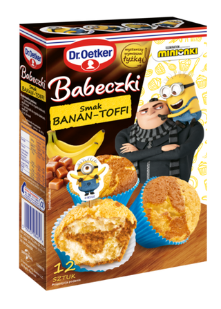 Picture - Babeczek Minionków smak banan - toffi Dr. Oetkera