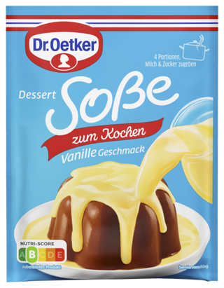 Picture - Dr. Oetker Dessert-Soße Vanille-Geschmack zum Kochen