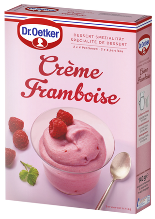 Picture - de Crème Framboise Dr. Oetker