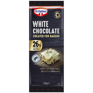 Picture - Dr. Oetker 26% White Chocolate (broken into pieces)