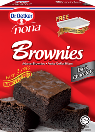 Picture - Dr. Oetker Nona Brownies Dark Chocolate