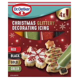 Picture - Dr. Oetker Christmas Glittery Decorating Icing