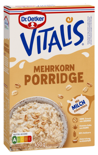 Picture - Dr. Oetker Vitalis Porridge Mehrkorn Großpackung