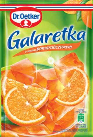 Picture - Galaretki o smaku pomarańczowym Dr. Oetkera