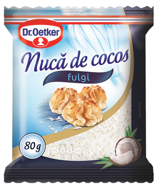Picture - Fulgi de nucă de cocos Dr. Oetker (80g)