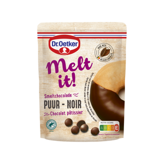 Picture - Dr. Oetker Melt it! Smeltchocolade Puur