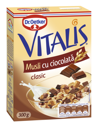 Picture - Musli cu ciocolată Vitalis Dr. Oetker sau musli crocant cu nuci