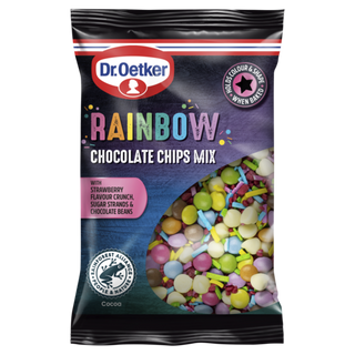 Picture - Dr. Oetker Rainbow Chocolate Chip Mix