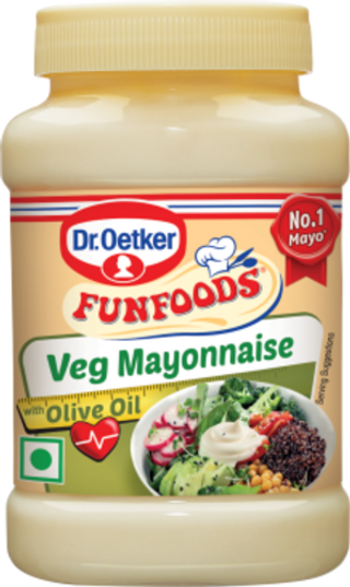 Picture - Dr. Oetker FunFoods Veg Mayonnaise Olive Oil (4 tbsp)