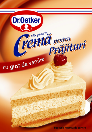 Picture - Cremă pentru prăjituri cu gust de vanilie Dr. Oetker Preparare cu unt