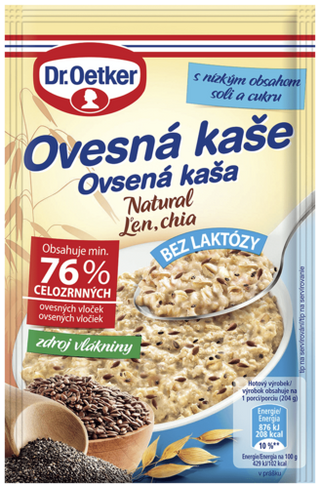 Picture - Ovsená kaša Natural Ľan, chia