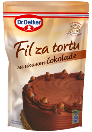 Picture - Dr. Oetker Fila za tortu sa ukusom čokolade (160g)