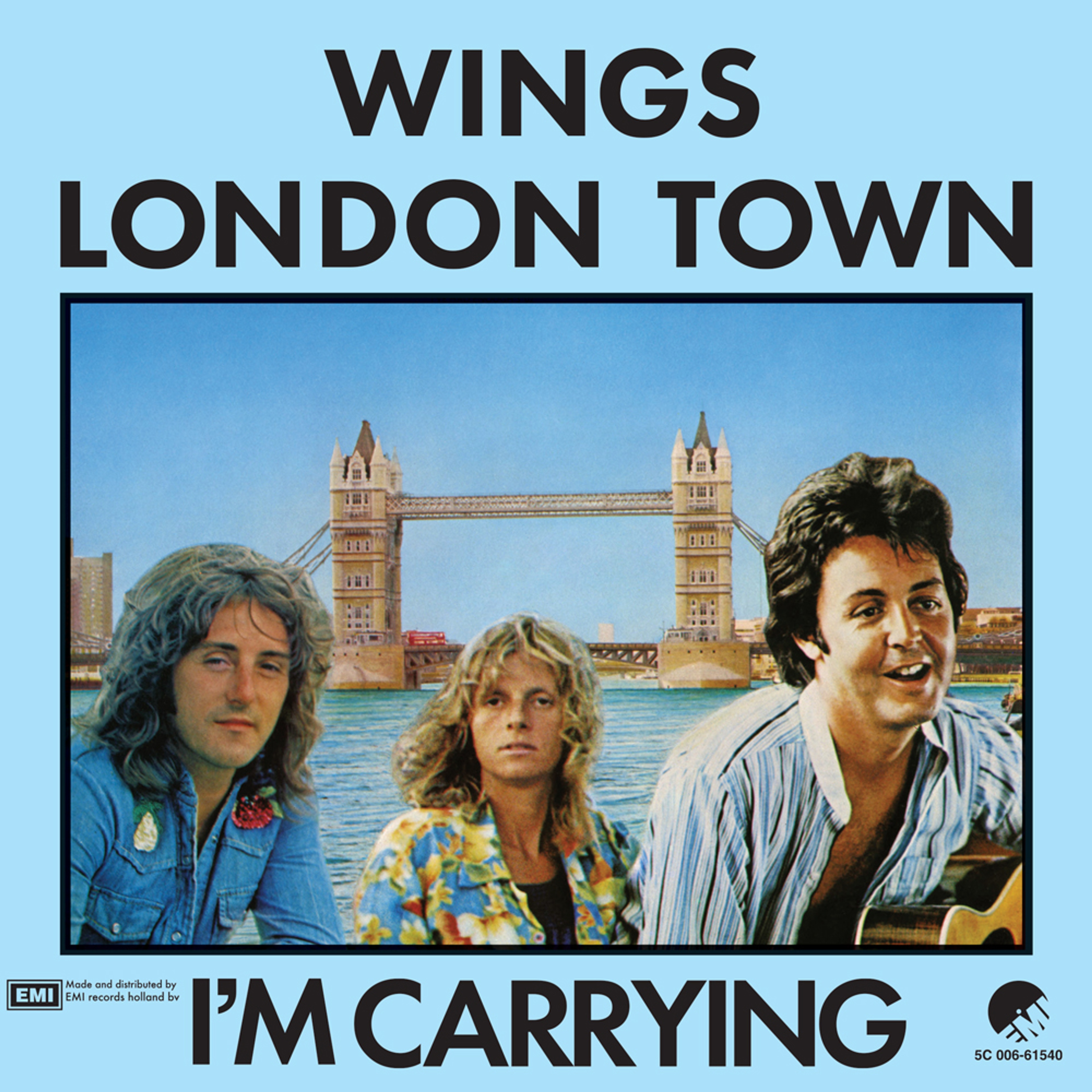 “London Town” Single artwork as featured in 'The 7" Singles Box'
