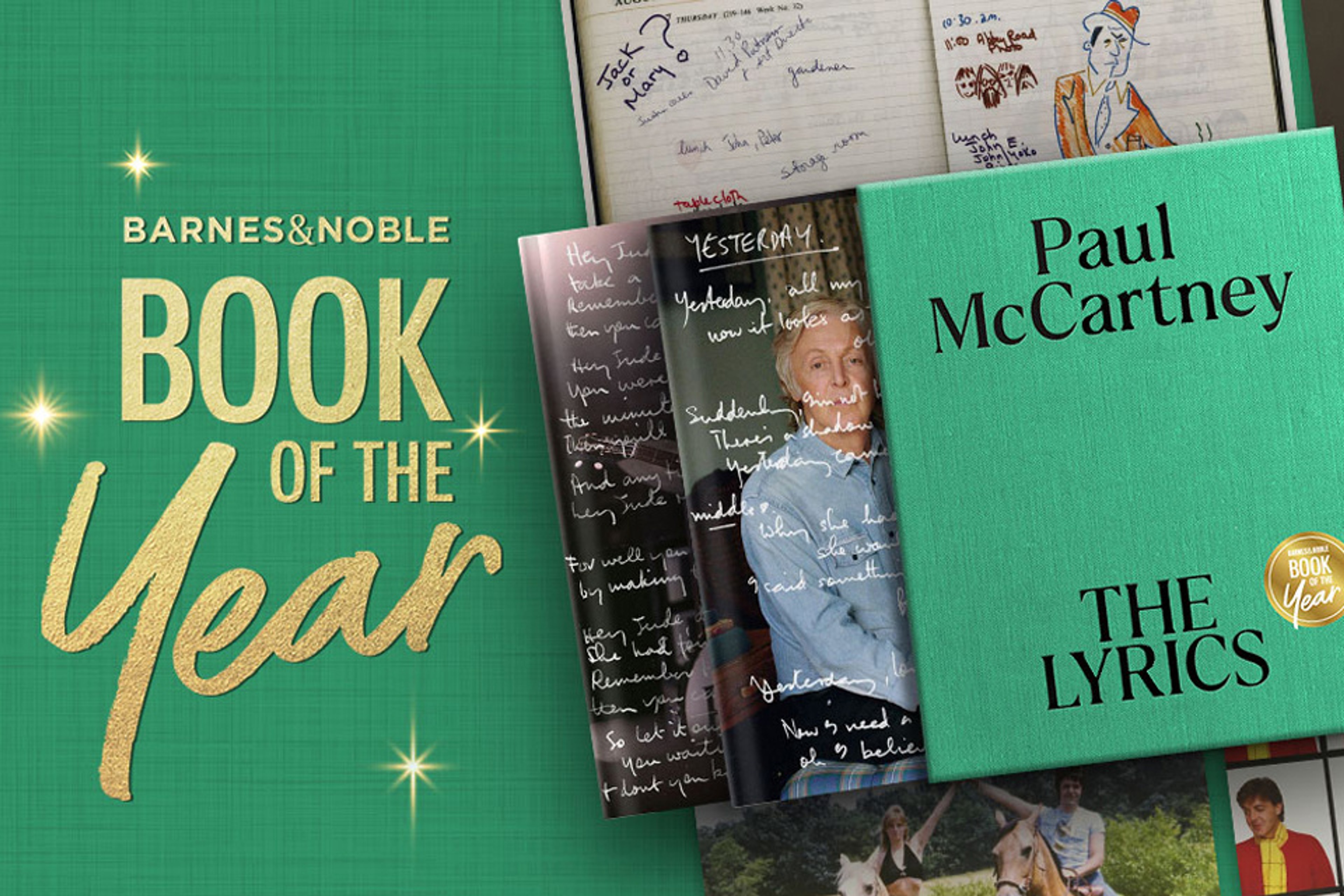 'The Lyrics' is the 2021 Barnes & Noble Book of the Year!