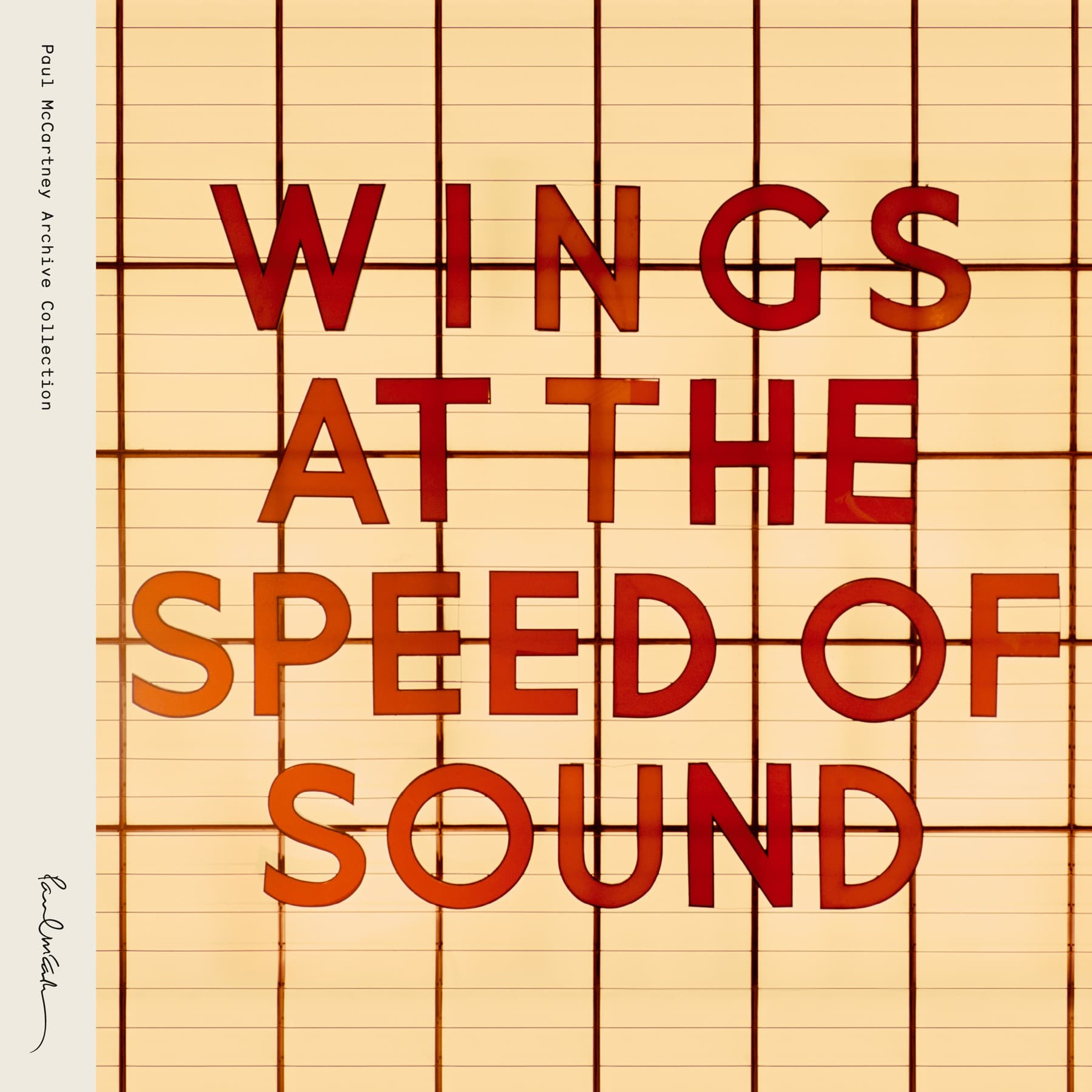 'At The Speed Of Sound (Archive Collection)' album sleeve