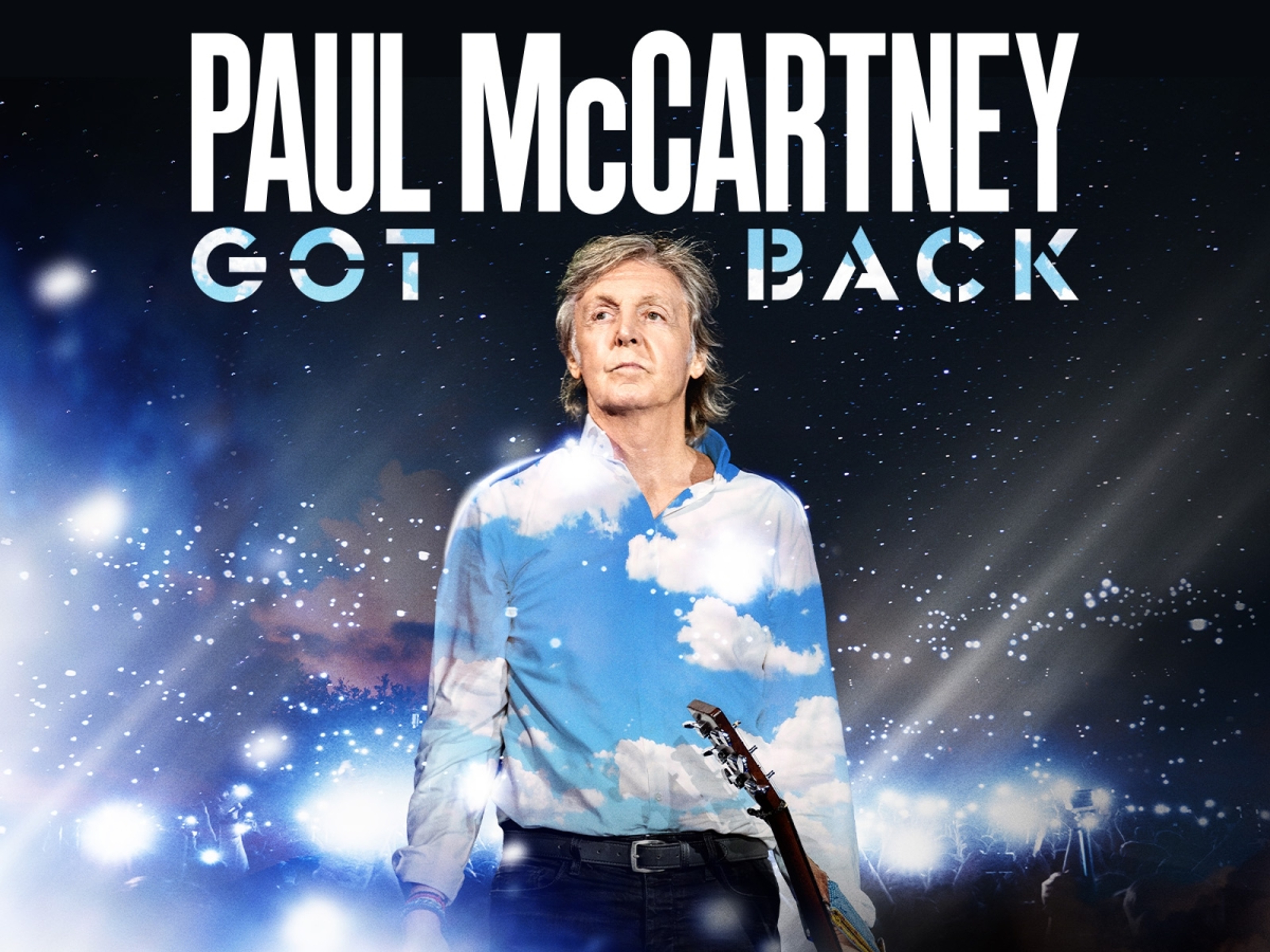 Poster for Paul's brand new 'Got Back' Tour.