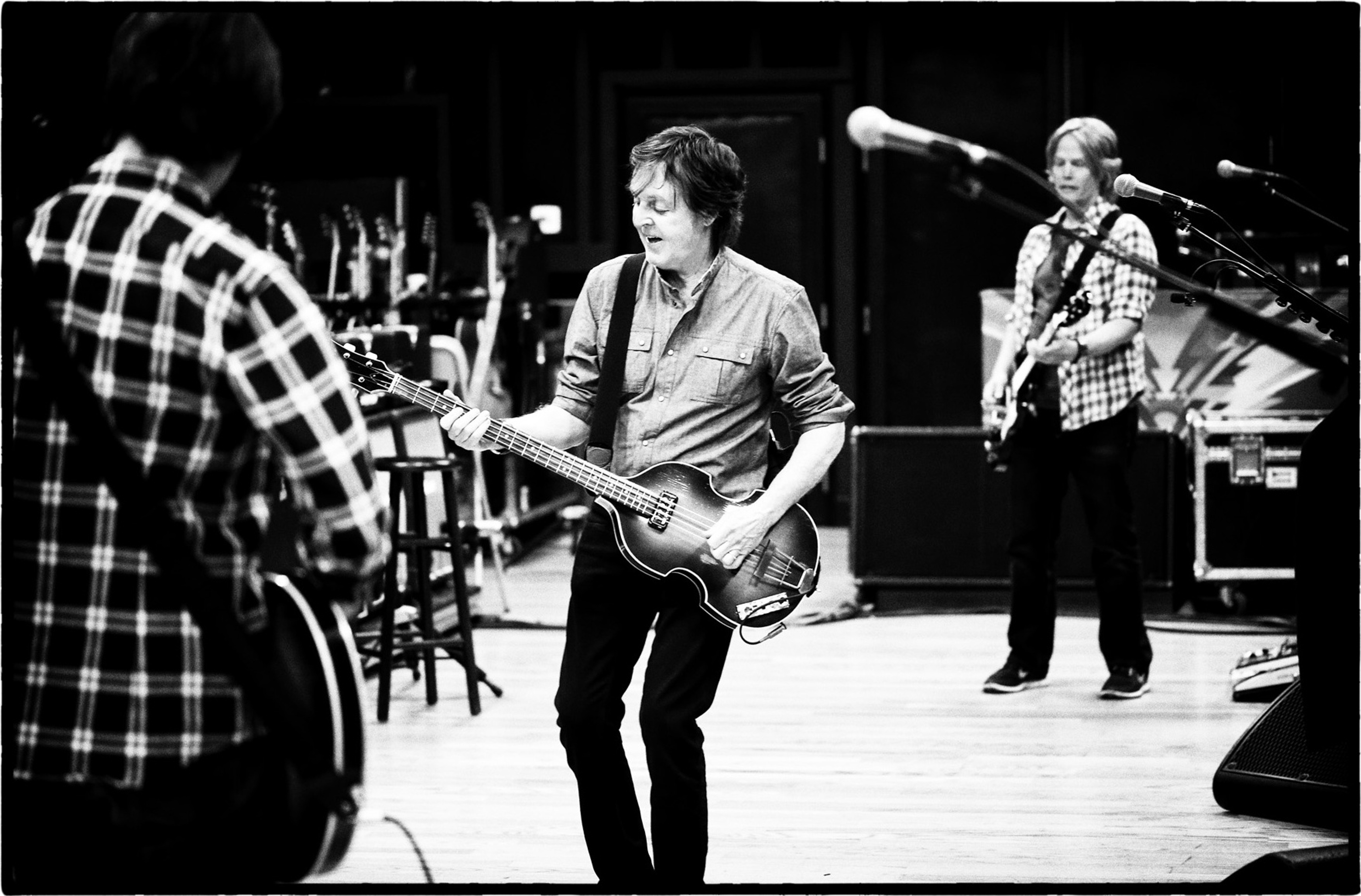 Rusty, Paul and Brian at rehearsals, Los Angeles, April 13th 2013