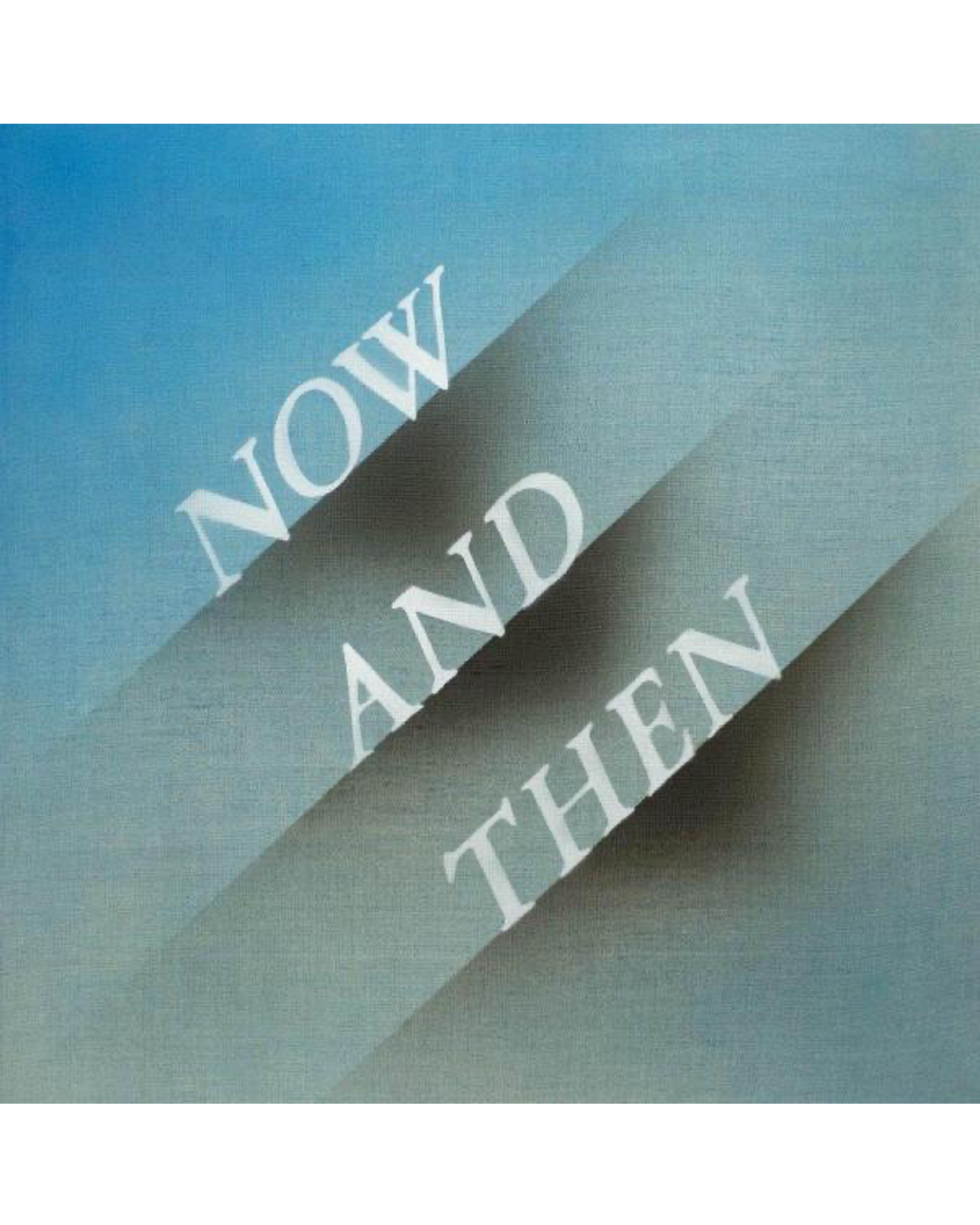 'Now And Then', the final Beatles song single cover by Ed Ruscha